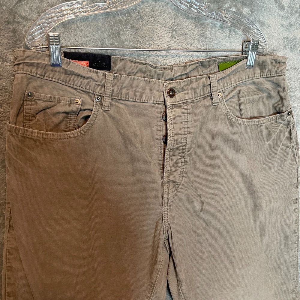 Vtg Gap 1969 Men Corduroy Straight 5 Pocket Jean 38x32 Relaxed Neutral Y2K Skate - Picture 3 of 12
